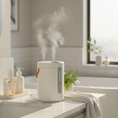 Sleep + Skin Wireless Humidifier – Quiet, All-Night Hydration Anywhere