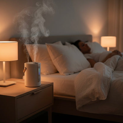 Sleep + Skin Wireless Humidifier – Quiet, All-Night Hydration Anywhere
