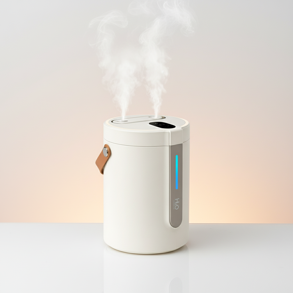Sleep + Skin Wireless Humidifier – Quiet, All-Night Hydration Anywhere