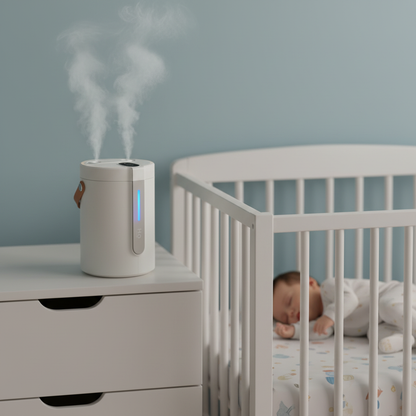 Sleep + Skin Wireless Humidifier – Quiet, All-Night Hydration Anywhere
